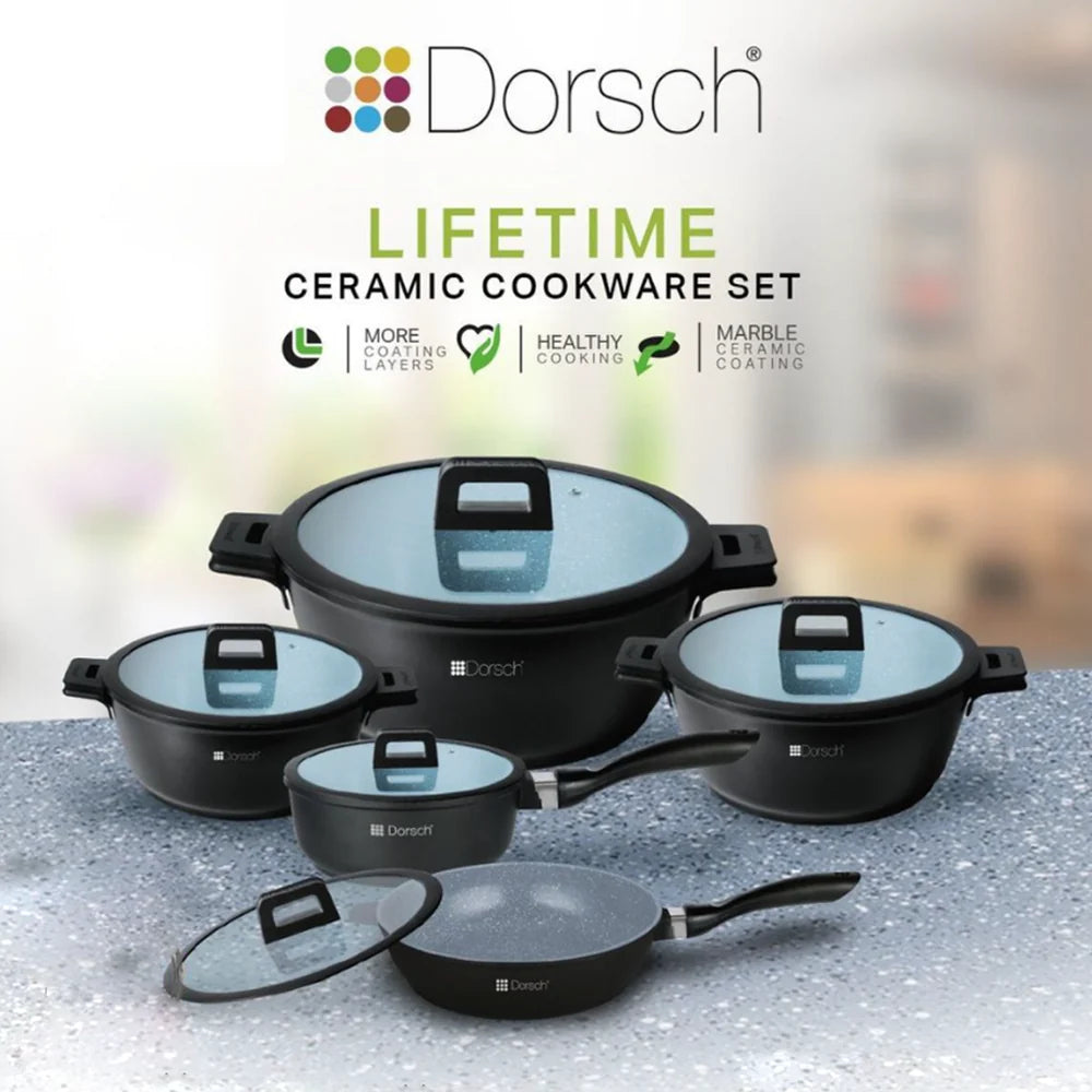 Dorsch Cookware Granite Proglider Set 5 pcs