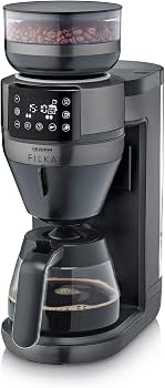 Severin Filka Fully Automatic Filter Coffee Maker with Grinder (GLASS)