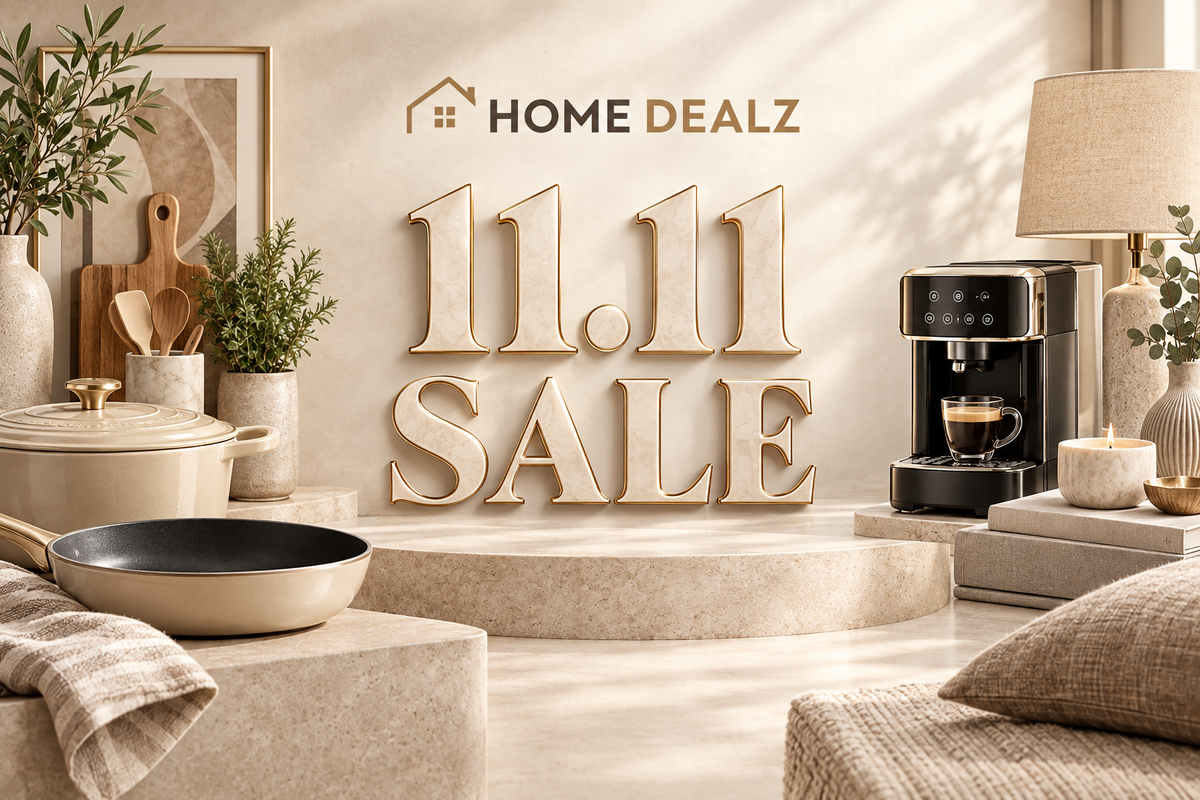 Luxury natural 11.11 sale design with 3D lettering