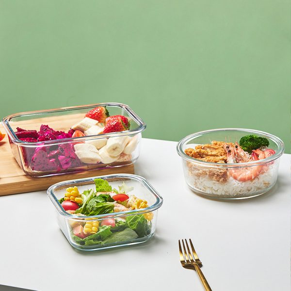 Tempered Glass Storage Container
