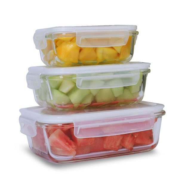 Tempered Glass Storage Container